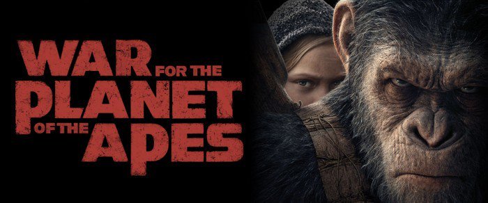 "War for the Planet of the Apes banner"